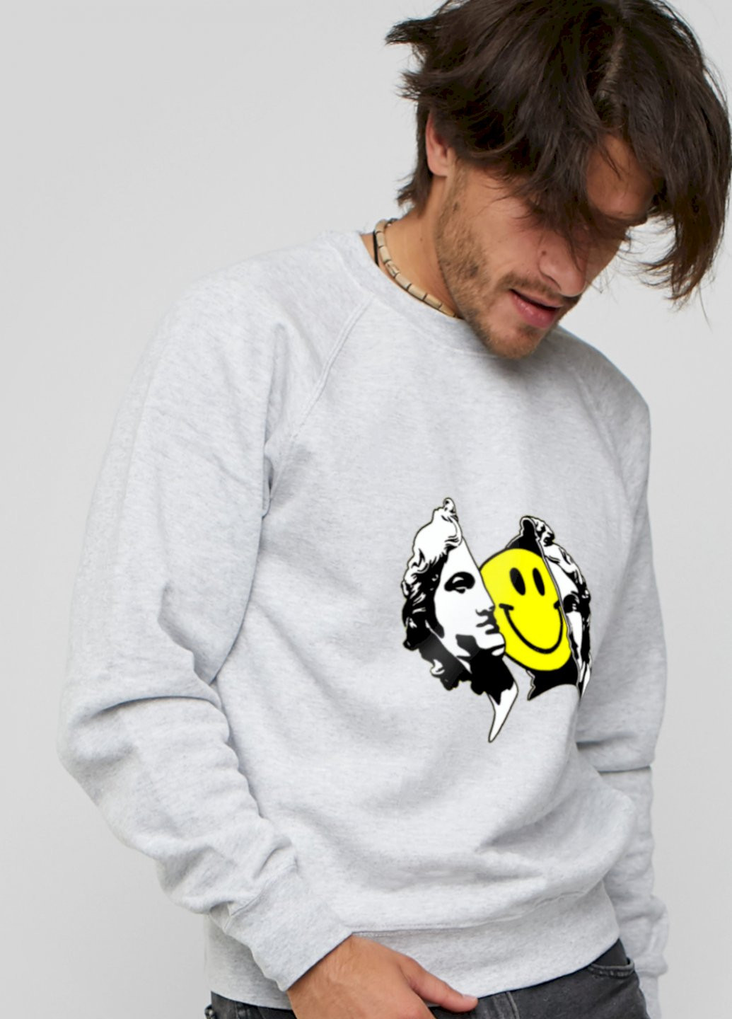 Сірий світшот YAPPI (198688723)