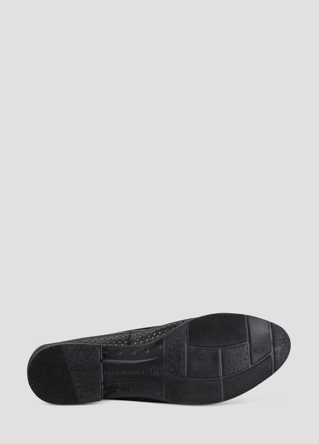 Женские балетки Libero | чёрные однотонные перфорация натуральная кожа (331812842)