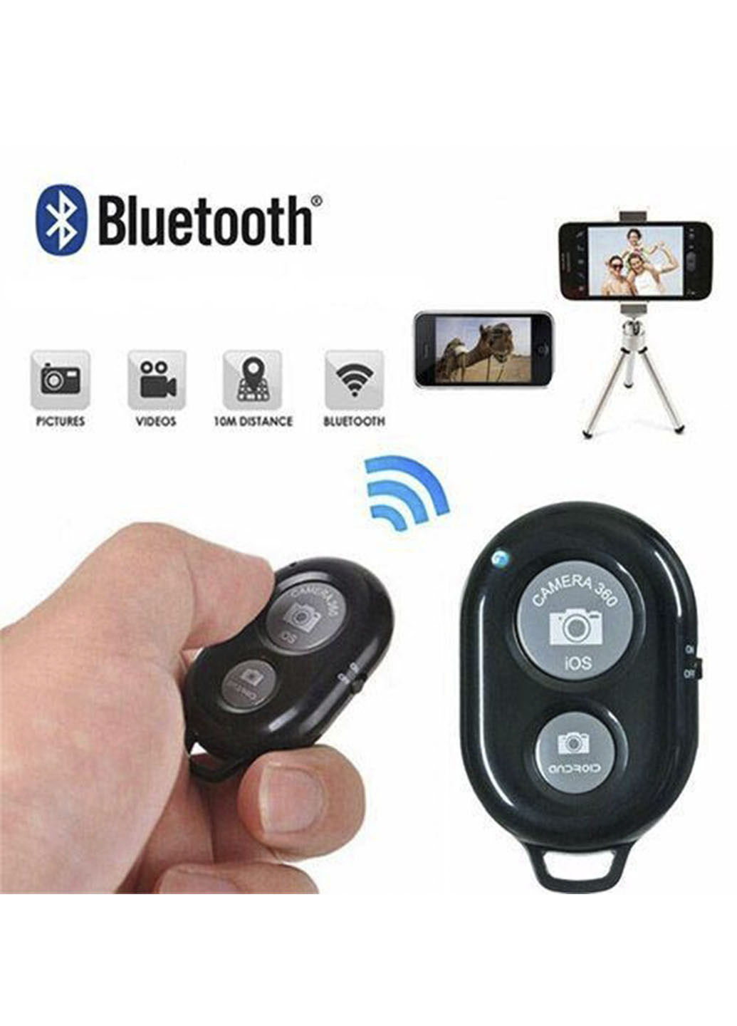 Пульт для телефону Bluetooth кнопка для Selfie Android/iOS XO (253455509)