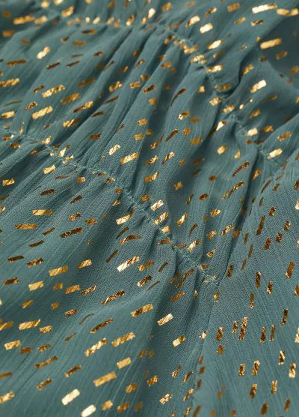 Темно-бірюзова кежуал сукня кльош H&M однотонна