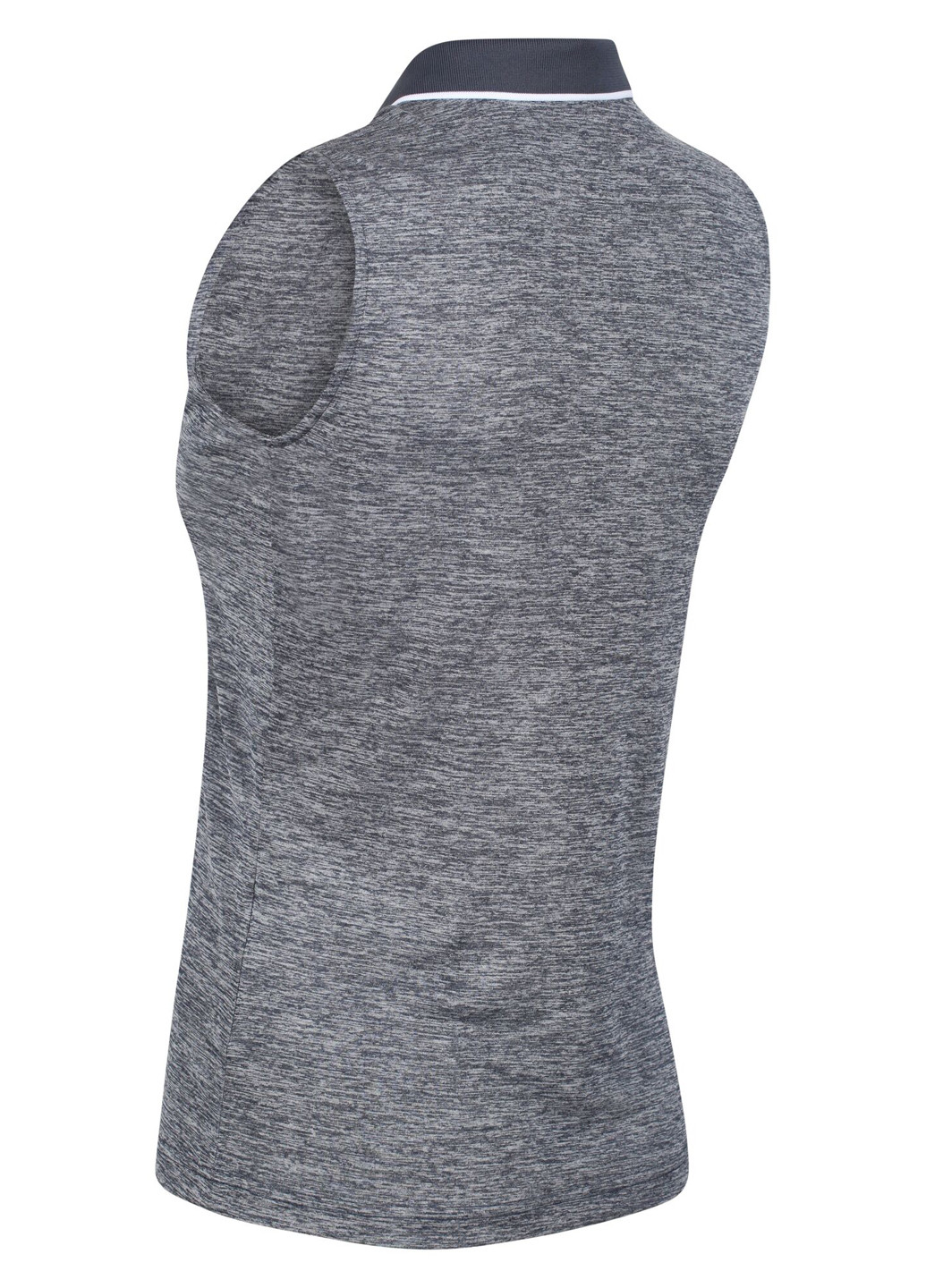 Серо-синяя женская футболка-поло Regatta меланжевая