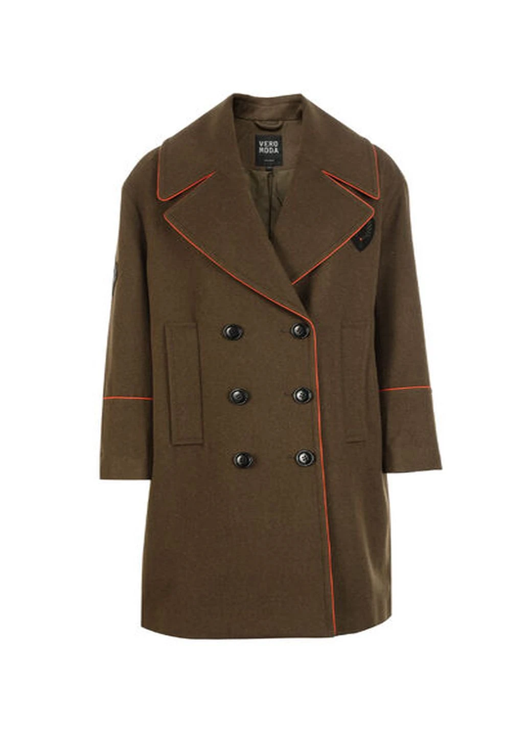 Оливкове (хакі) демісезонне Пальто Vero Moda