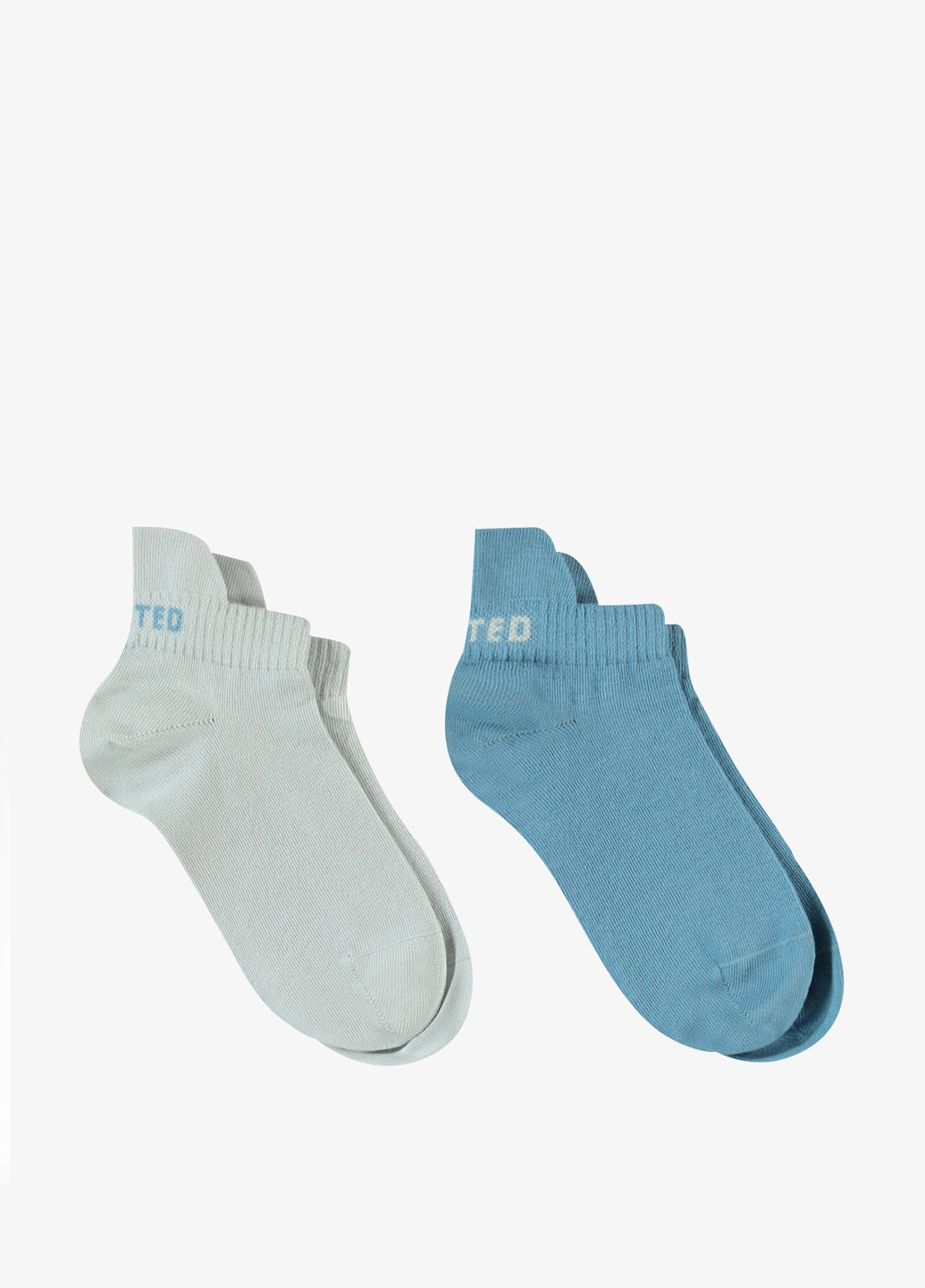 Комбинированные носки (2 пары) UNITED4 однотонные (329148643)