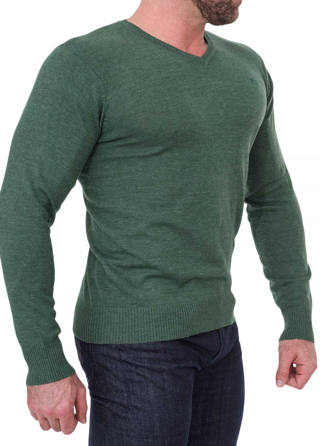 Зеленый демисезонный пуловер пуловер E-Bound