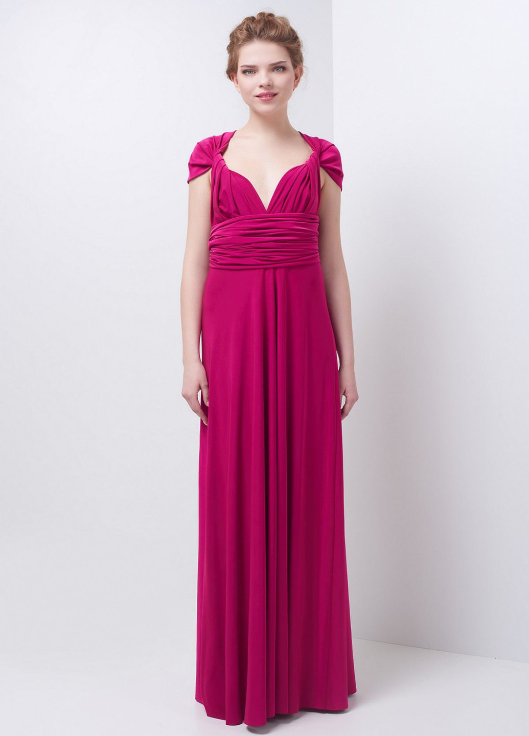 Фіолетова вечірня сукня RicaMare однотонна