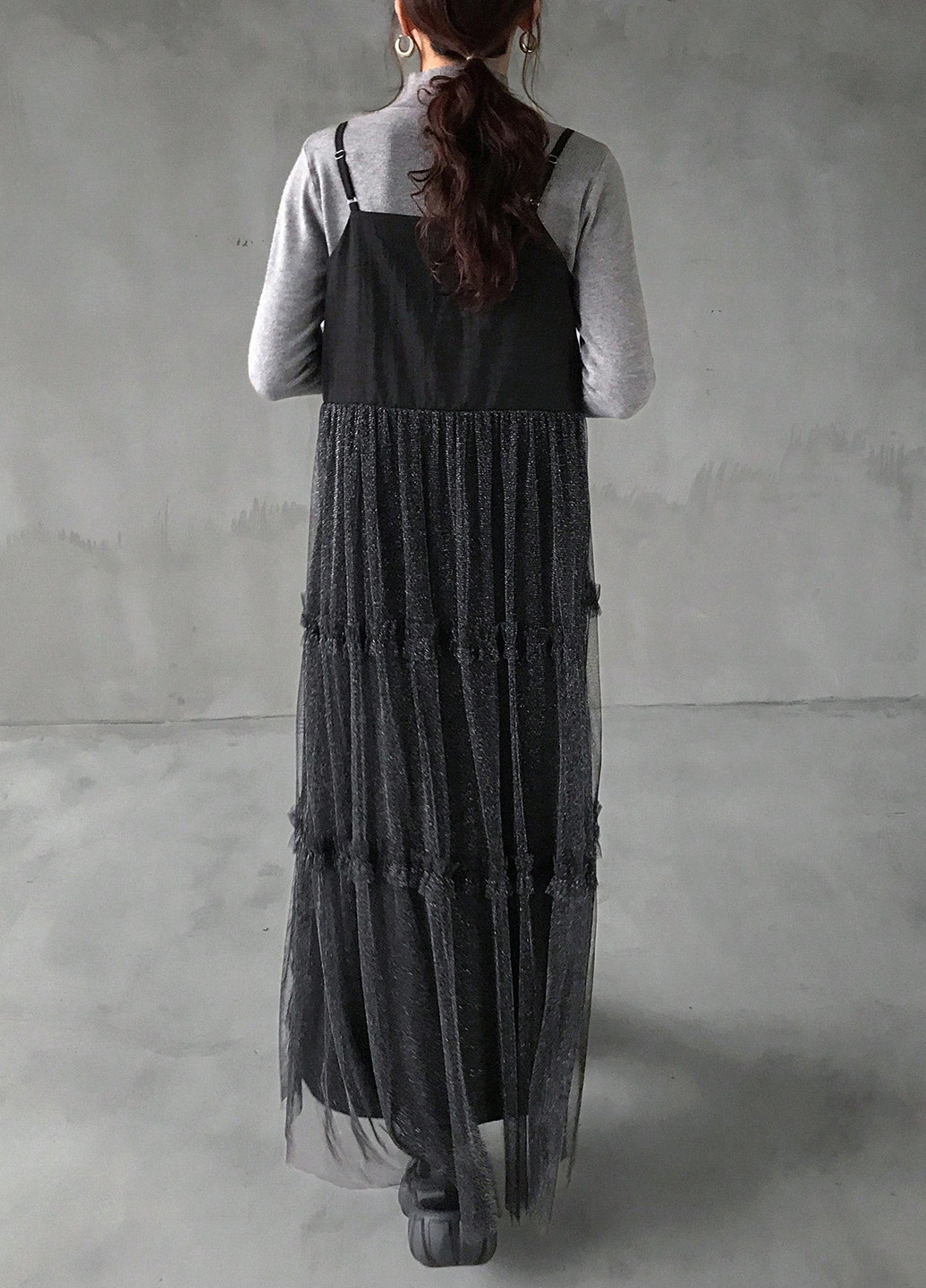 Демисезонный женский сарафан SHEIN однотонный