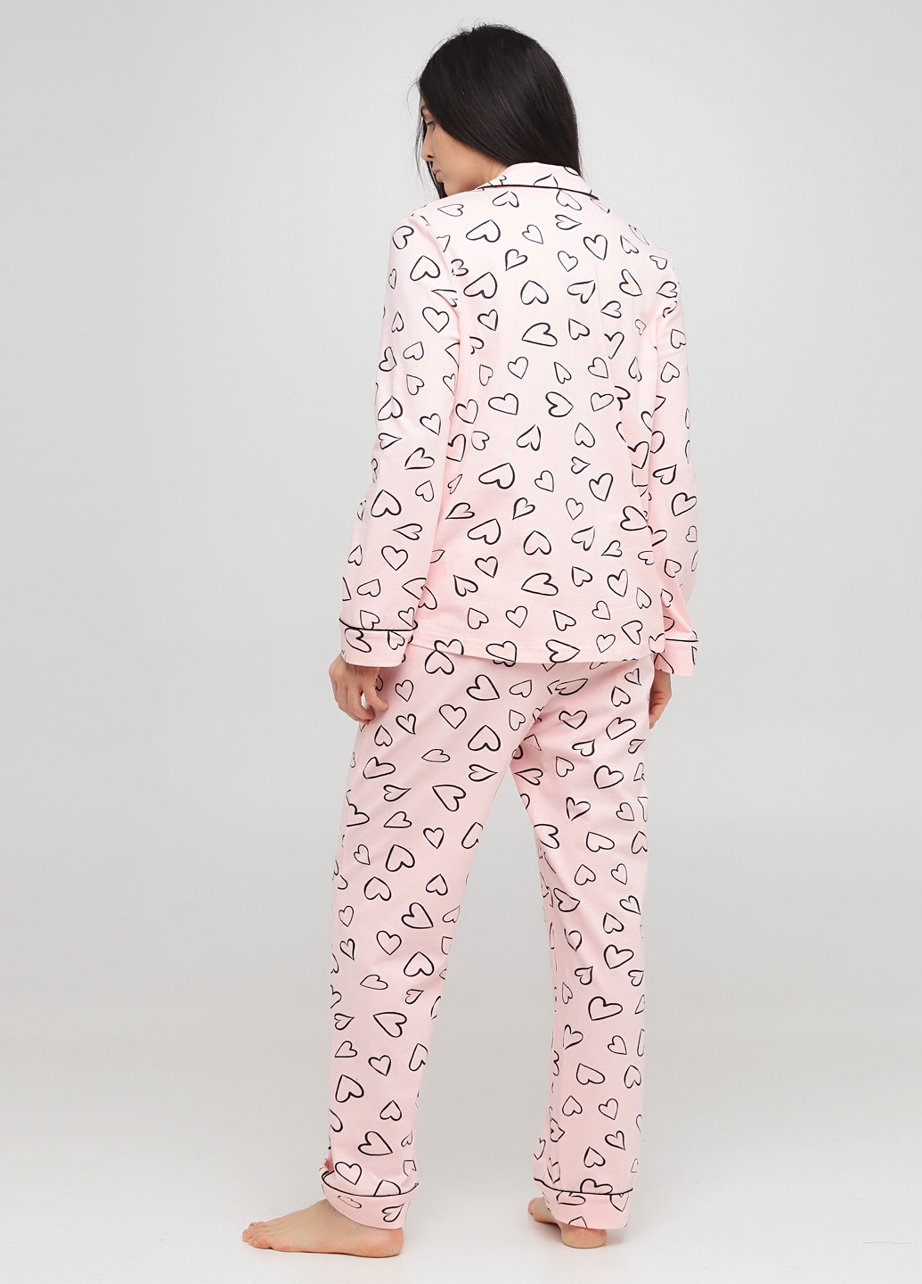 Розовая всесезон пижама (рубашка, брюки) рубашка + брюки Maria Lenkevich