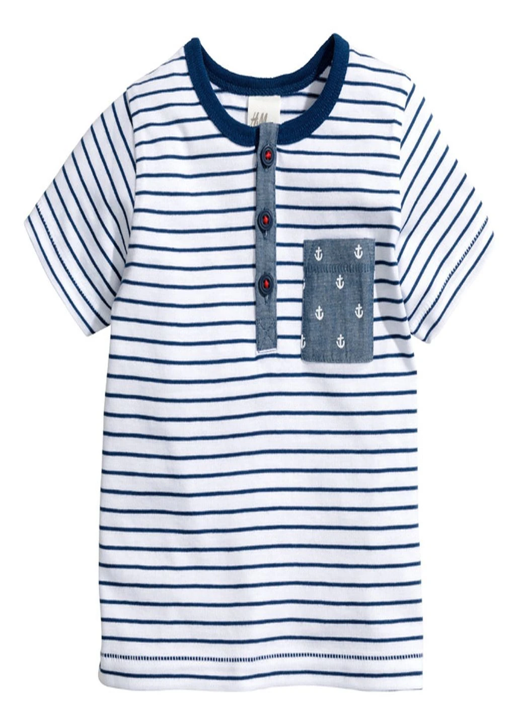 Біла літня футболка H&M