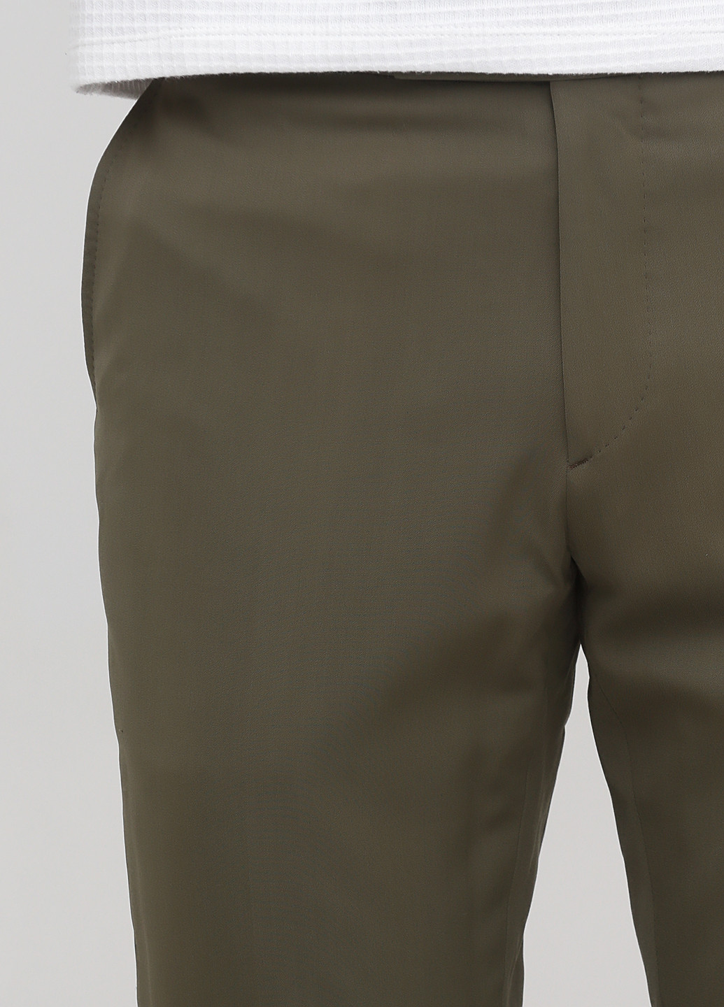Хаки классические демисезонные прямые брюки Ralph Lauren