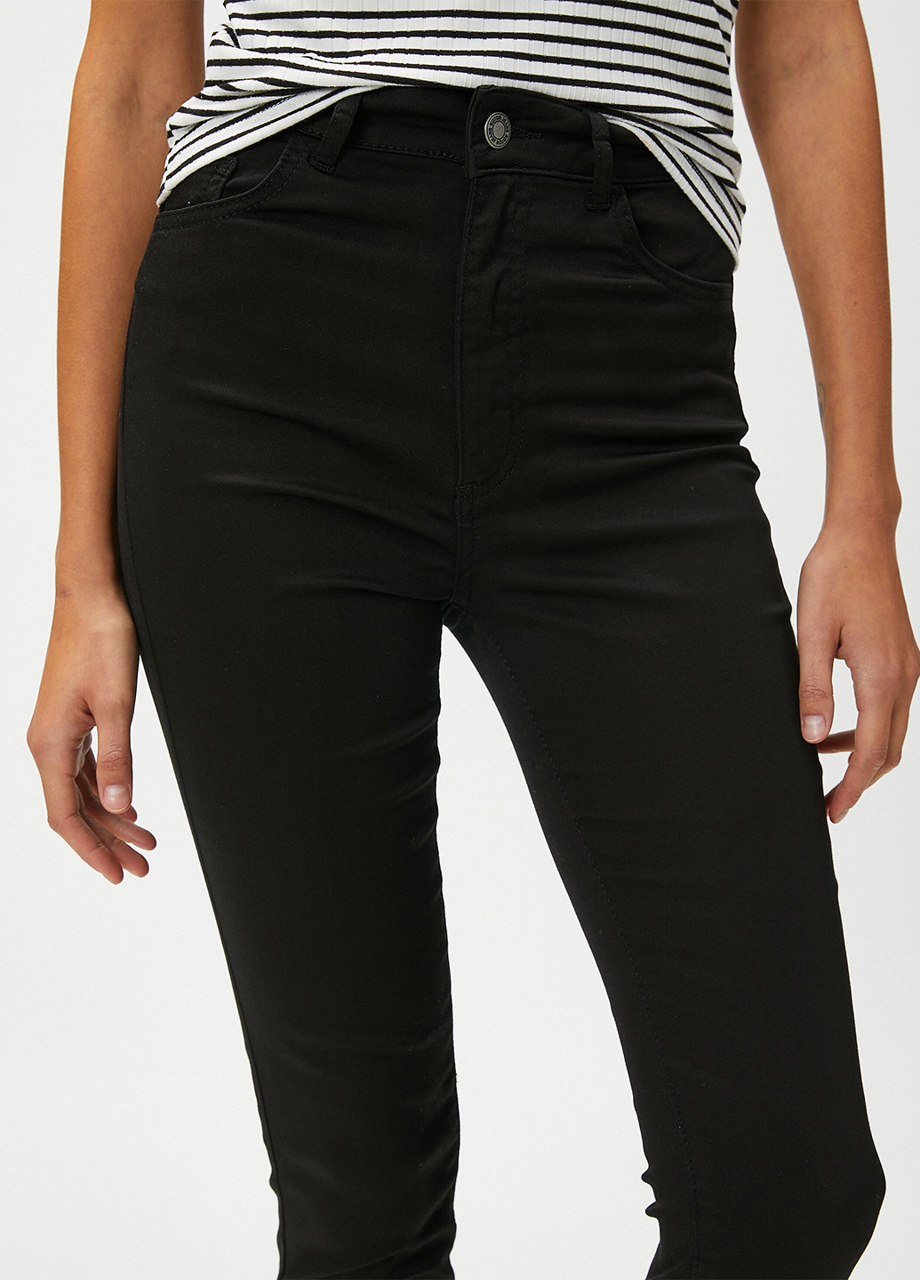 Черные демисезонные джеггинсы KOTON