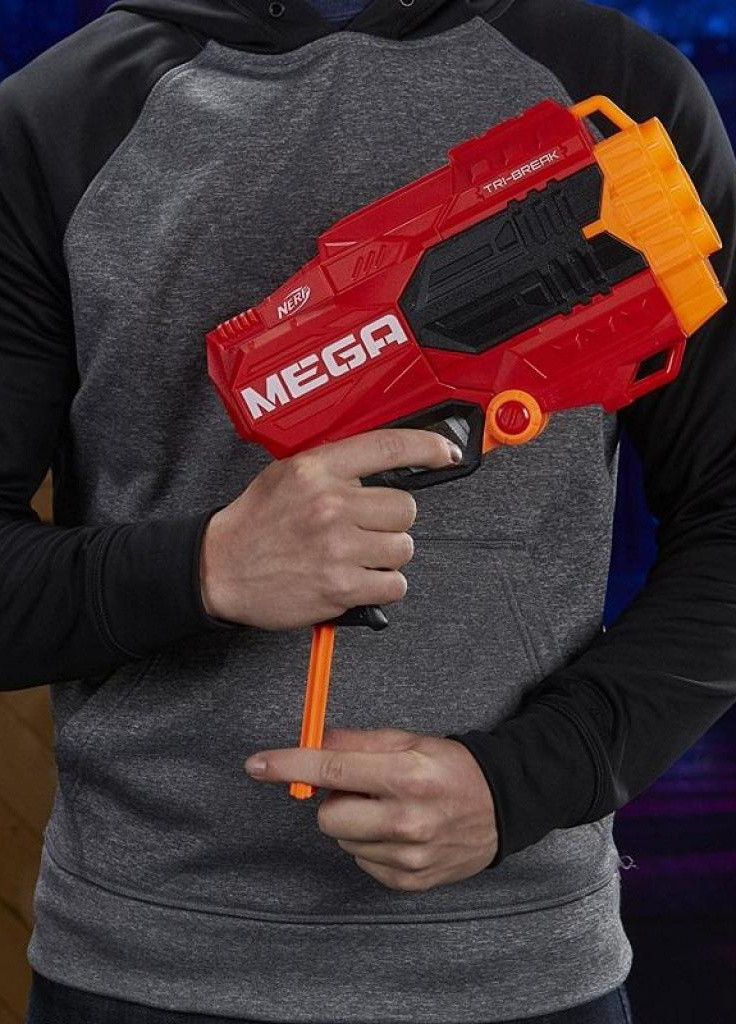 Игрушечное оружие Nerf бластер МЕГА Три-брейк (E0103) Hasbro (254082518)