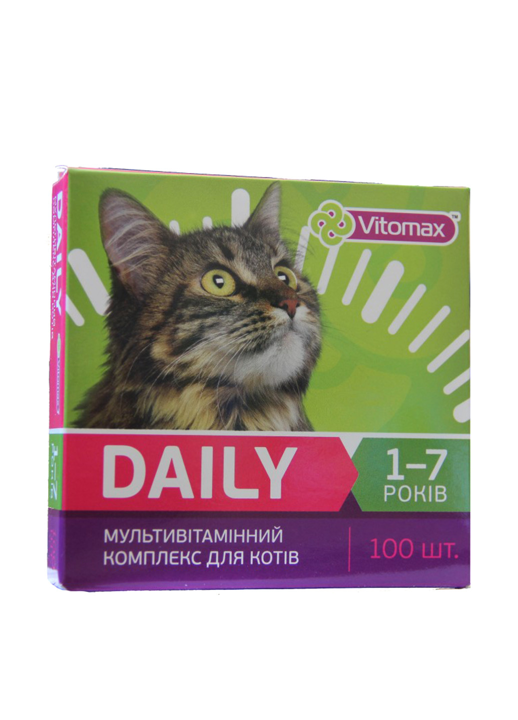 Витамины для котов DAILY, (100 шт.), 50 г Vitomax (76393556)