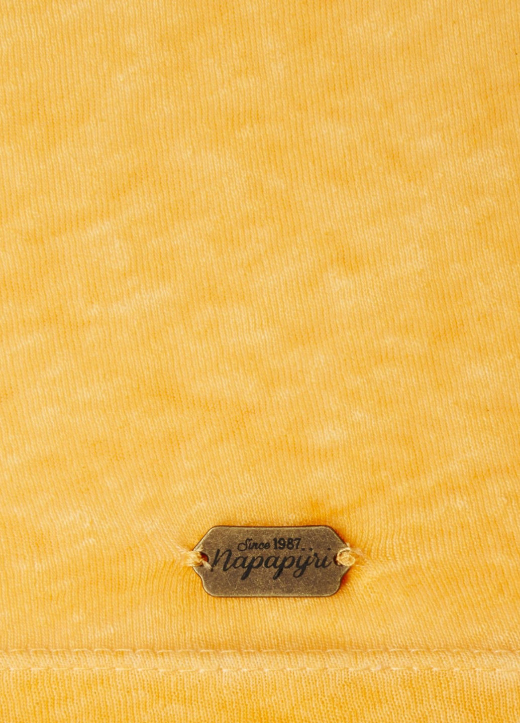 Оранжевая летняя футболка Napapijri