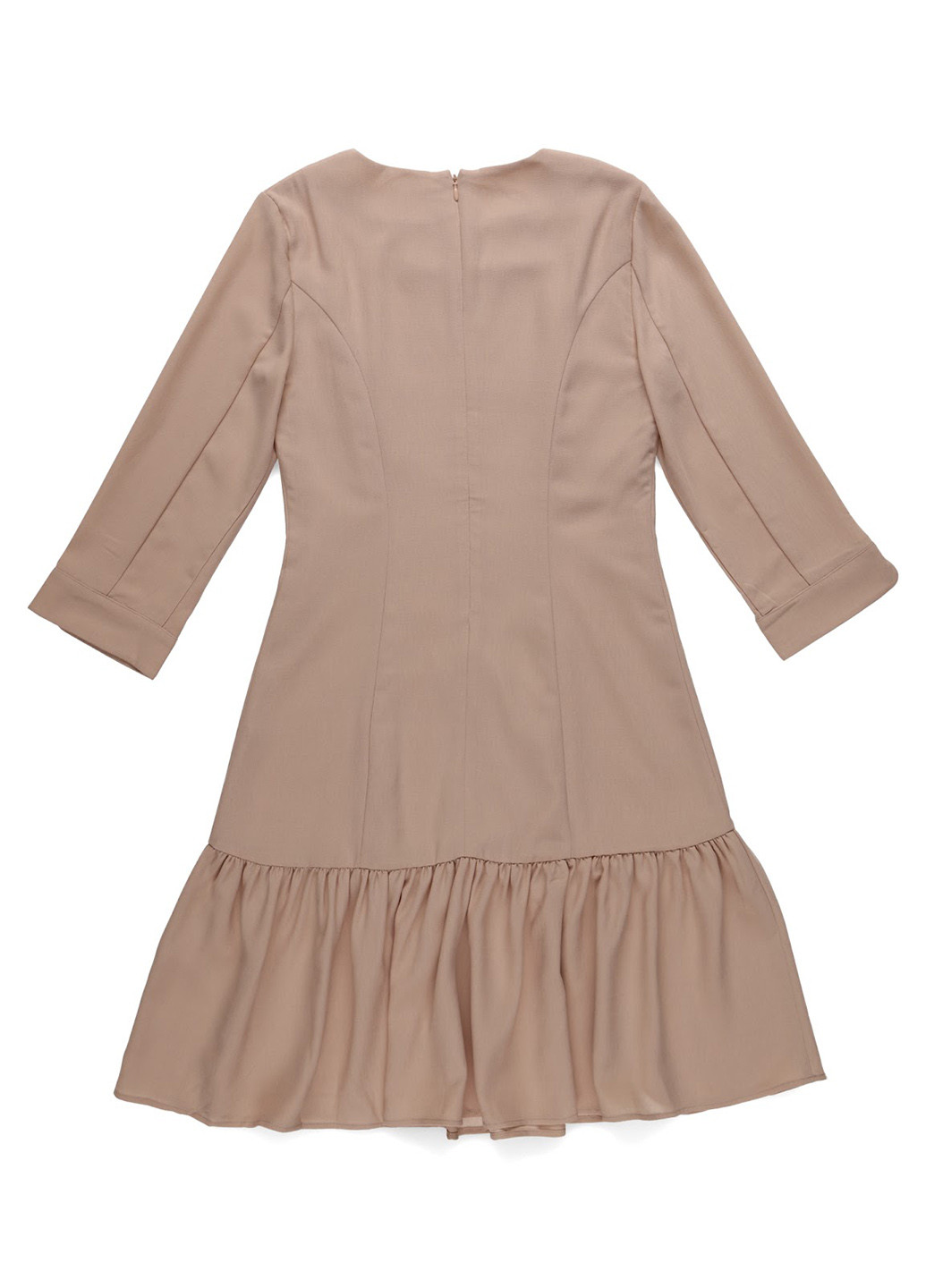 Пудровое кэжуал платье а-силуэт MINT&BERRY однотонное