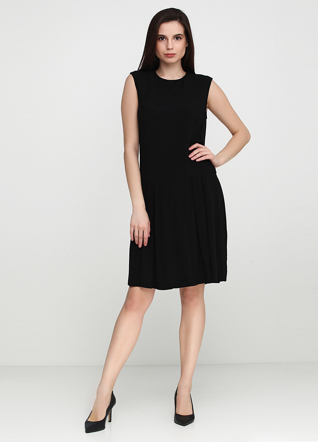 Чорна ділова сукня, сукня Ralph Lauren однотонна