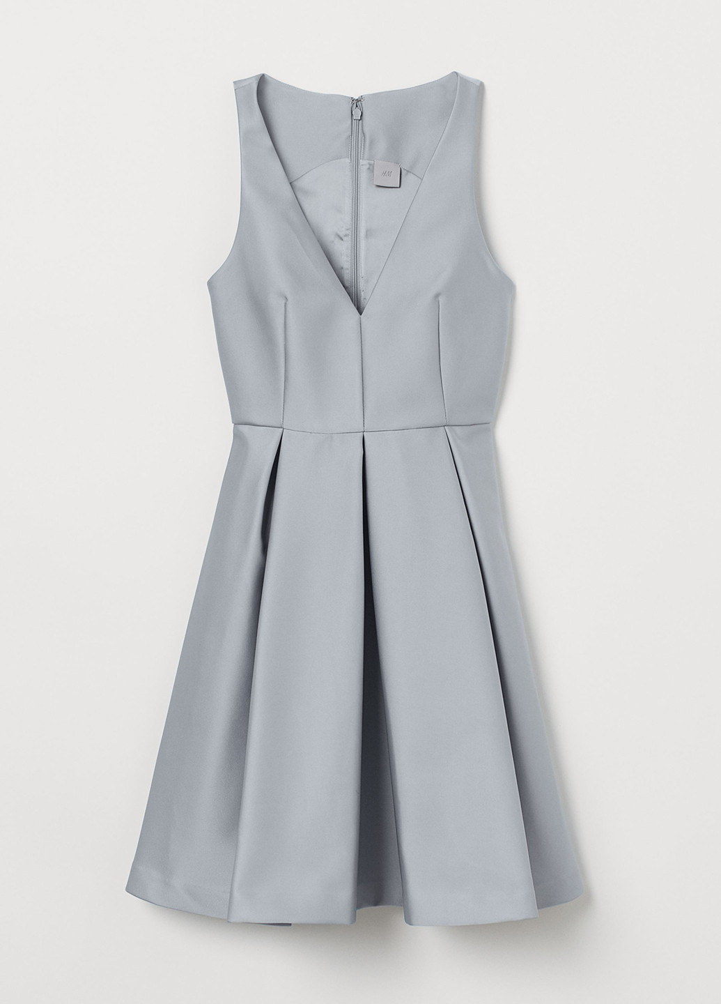 Сіра коктейльна сукня кльош H&M