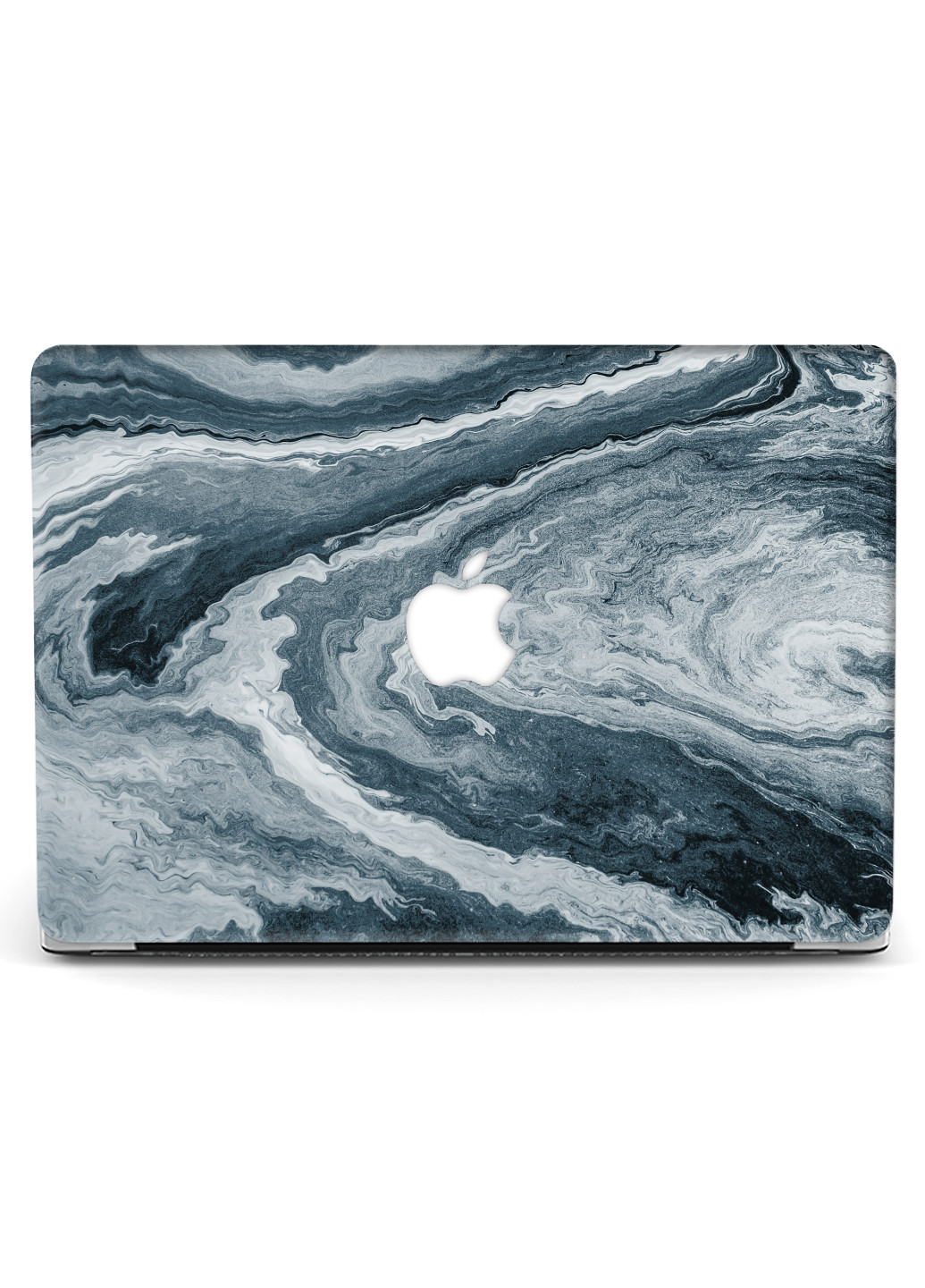 Чехол пластиковый для Apple MacBook Air 13 A1466 / A1369 Голубой мрамор (Blue marble) (6351-2756) MobiPrint (219126004)