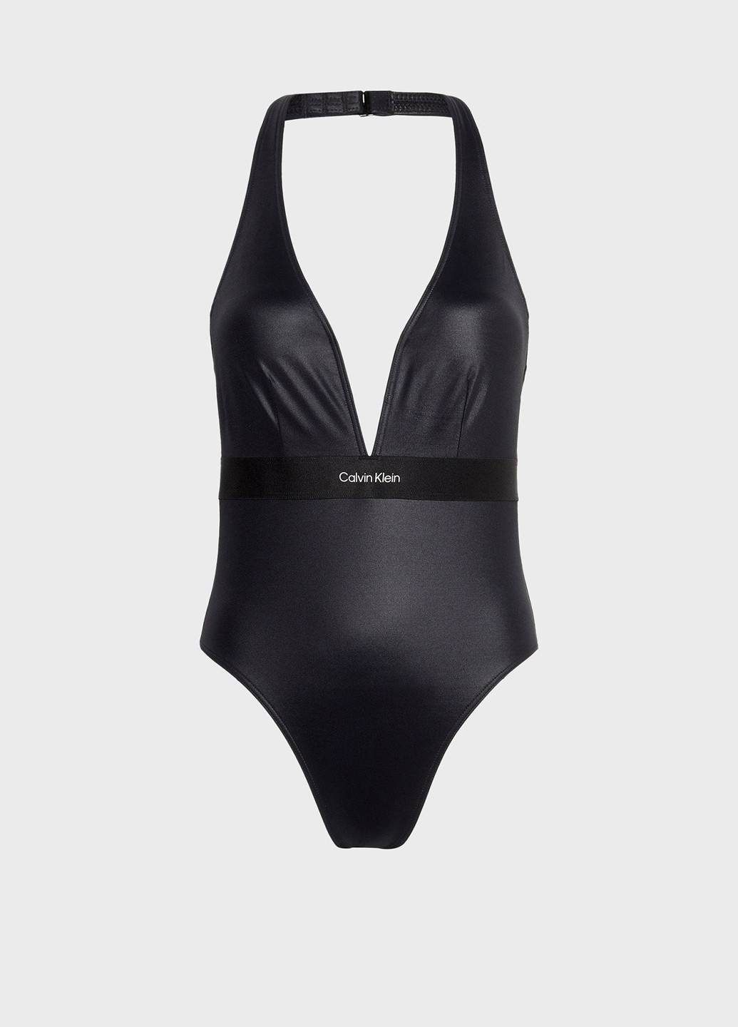 Чорний літній купальник суцільний Calvin Klein