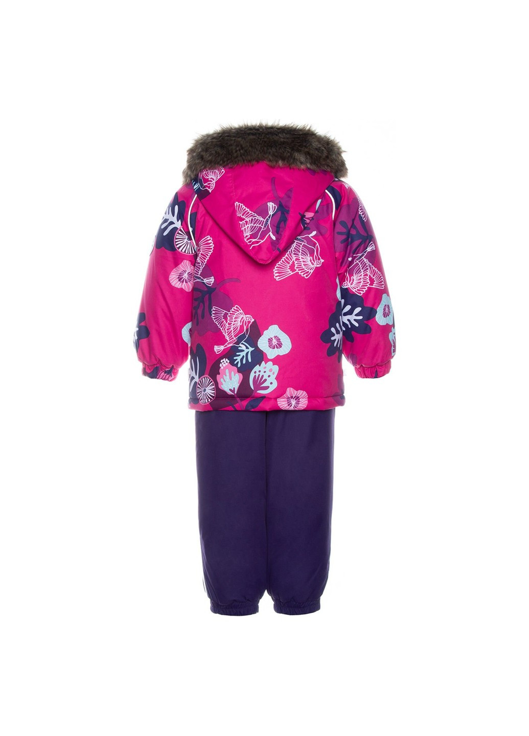 Фуксиновый зимний комплект зимний (куртка + полукомбинезон) avery Huppa