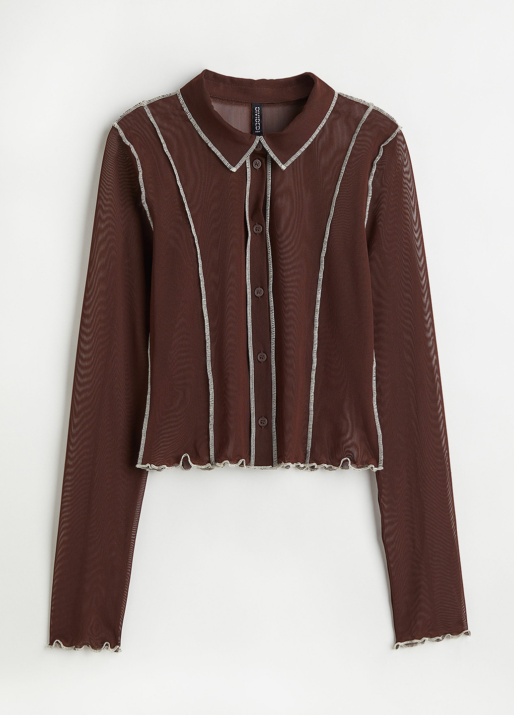 Коричнева блуза H&M