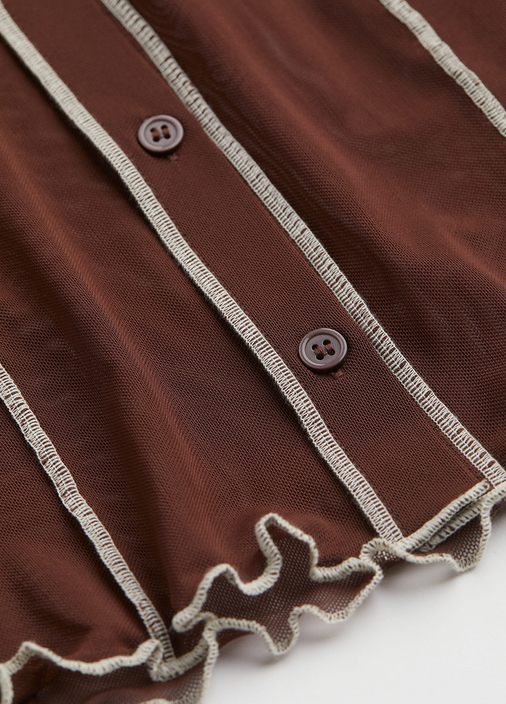 Коричнева блуза H&M