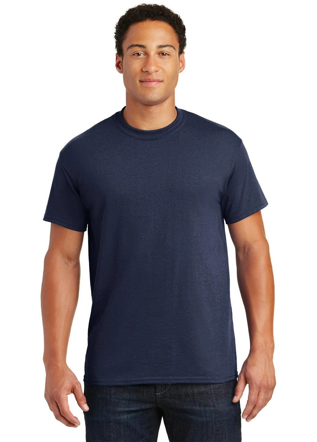 Темно-синяя футболка Gildan