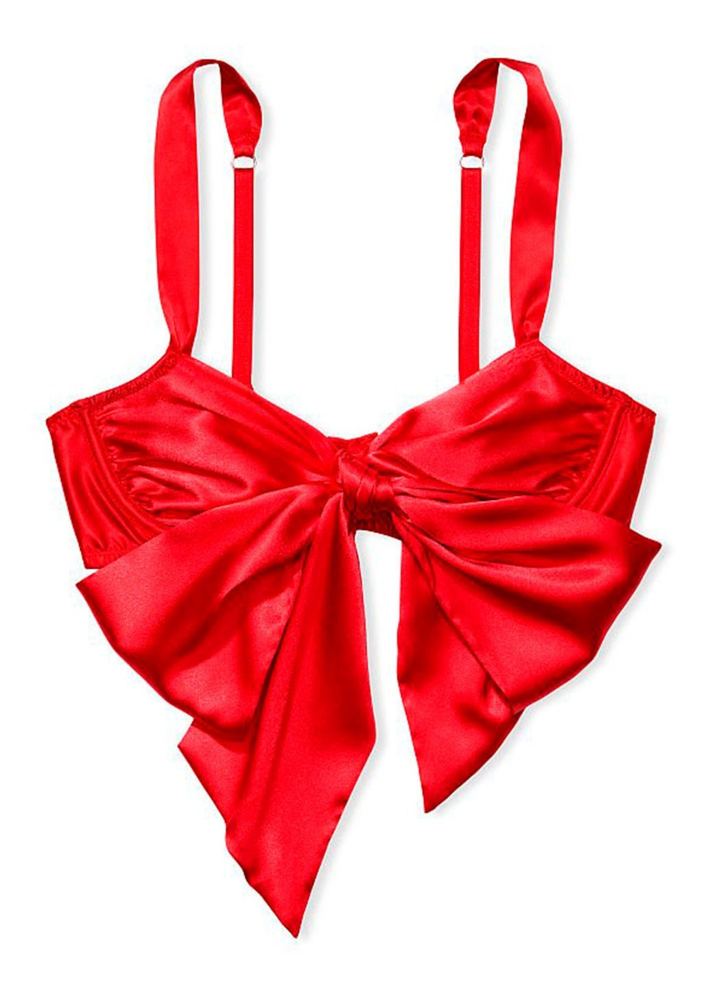 Красный бюстгальтер Victoria's Secret с косточками полиэстер