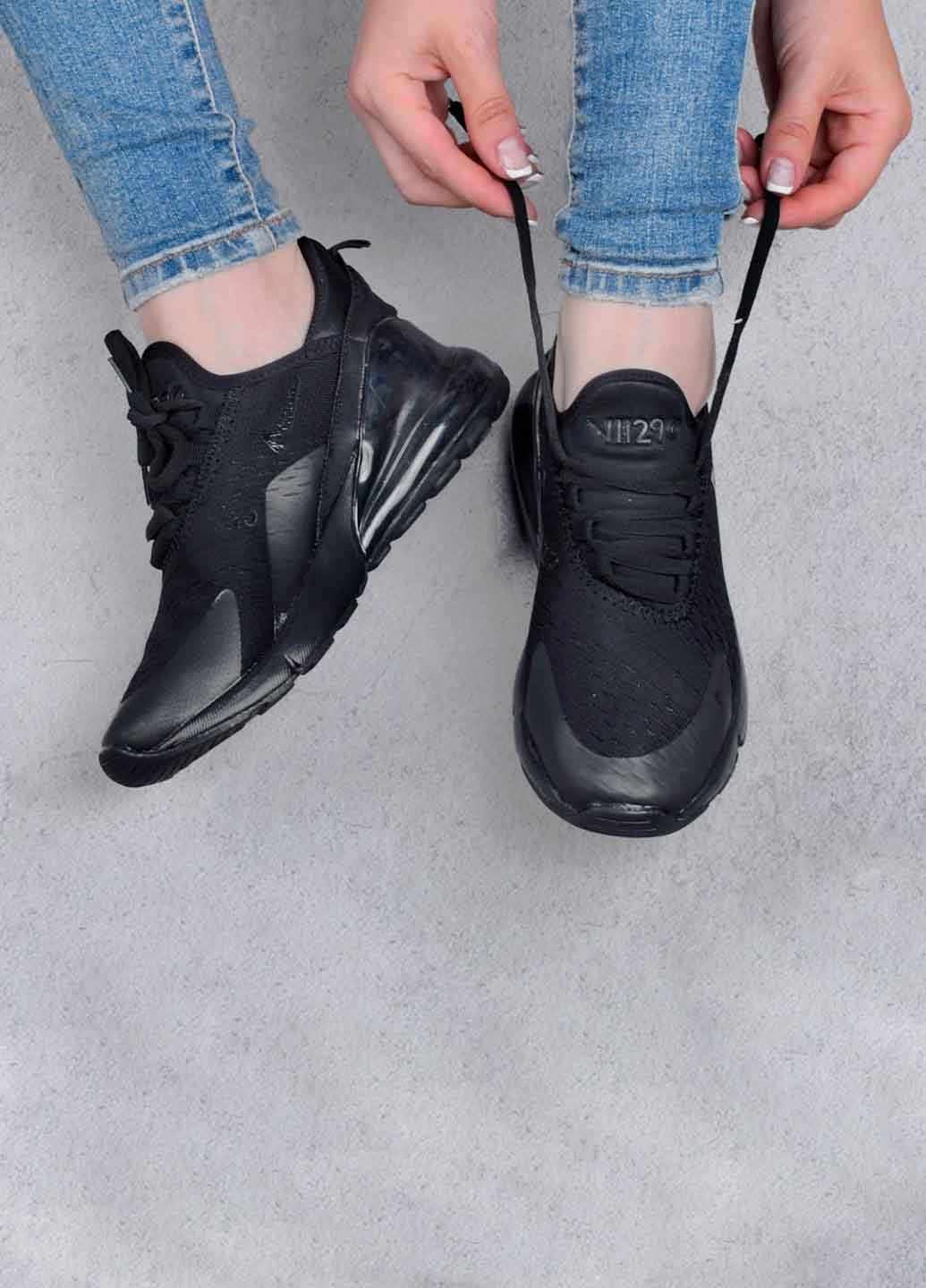Чорні осінні кросівки жіночі No Brand Кроссовки