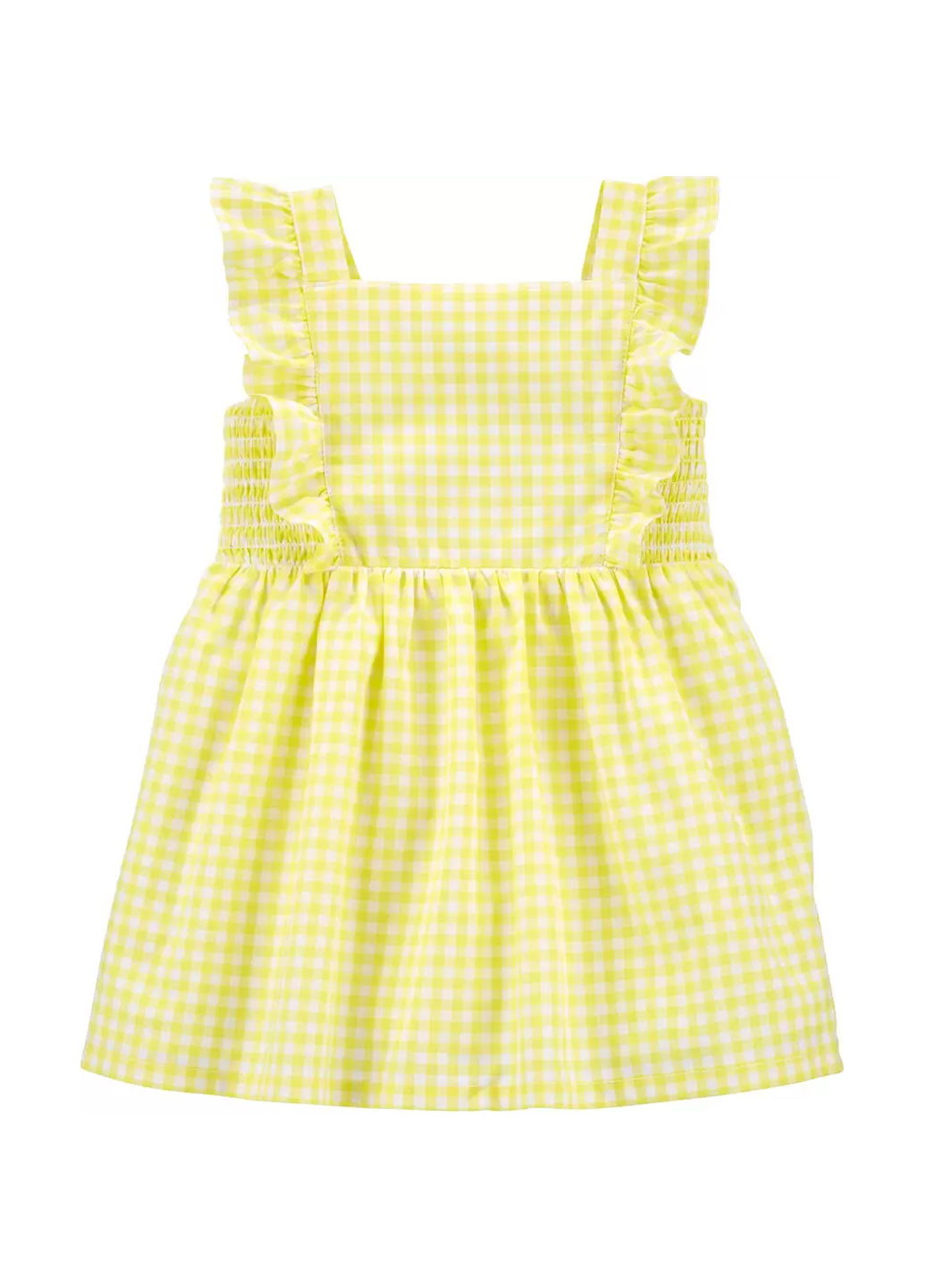 Жовтий літній набір (плаття, трусики) Carter's