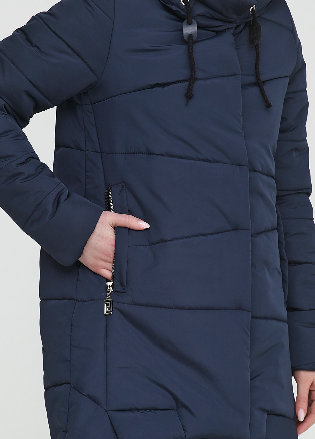 Темно-синя зимня куртка Fashion