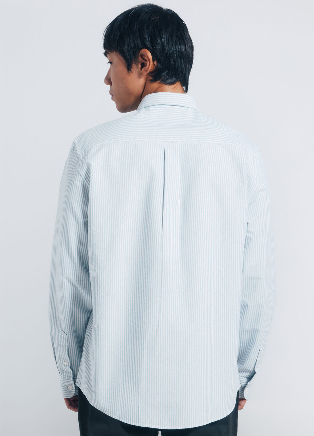 Бирюзовая классическая, кэжуал рубашка в полоску Springfield