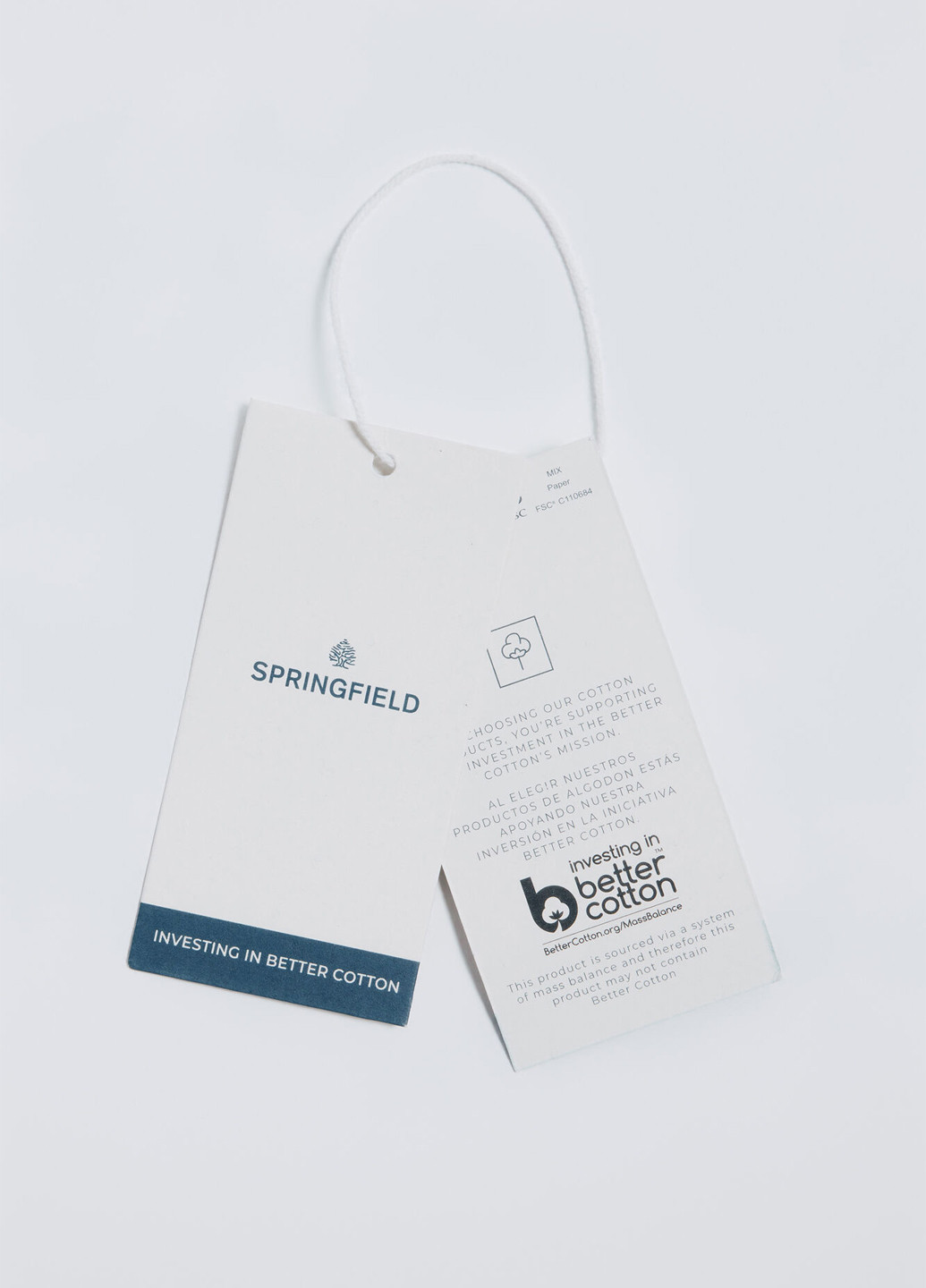 Бирюзовая классическая, кэжуал рубашка в полоску Springfield