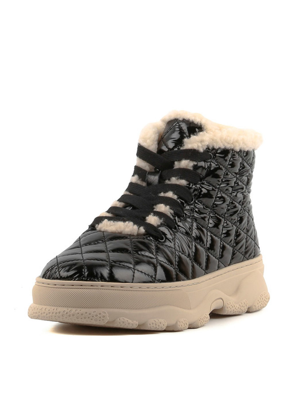 Зимние ботинки Le'BERDES с мехом тканевые
