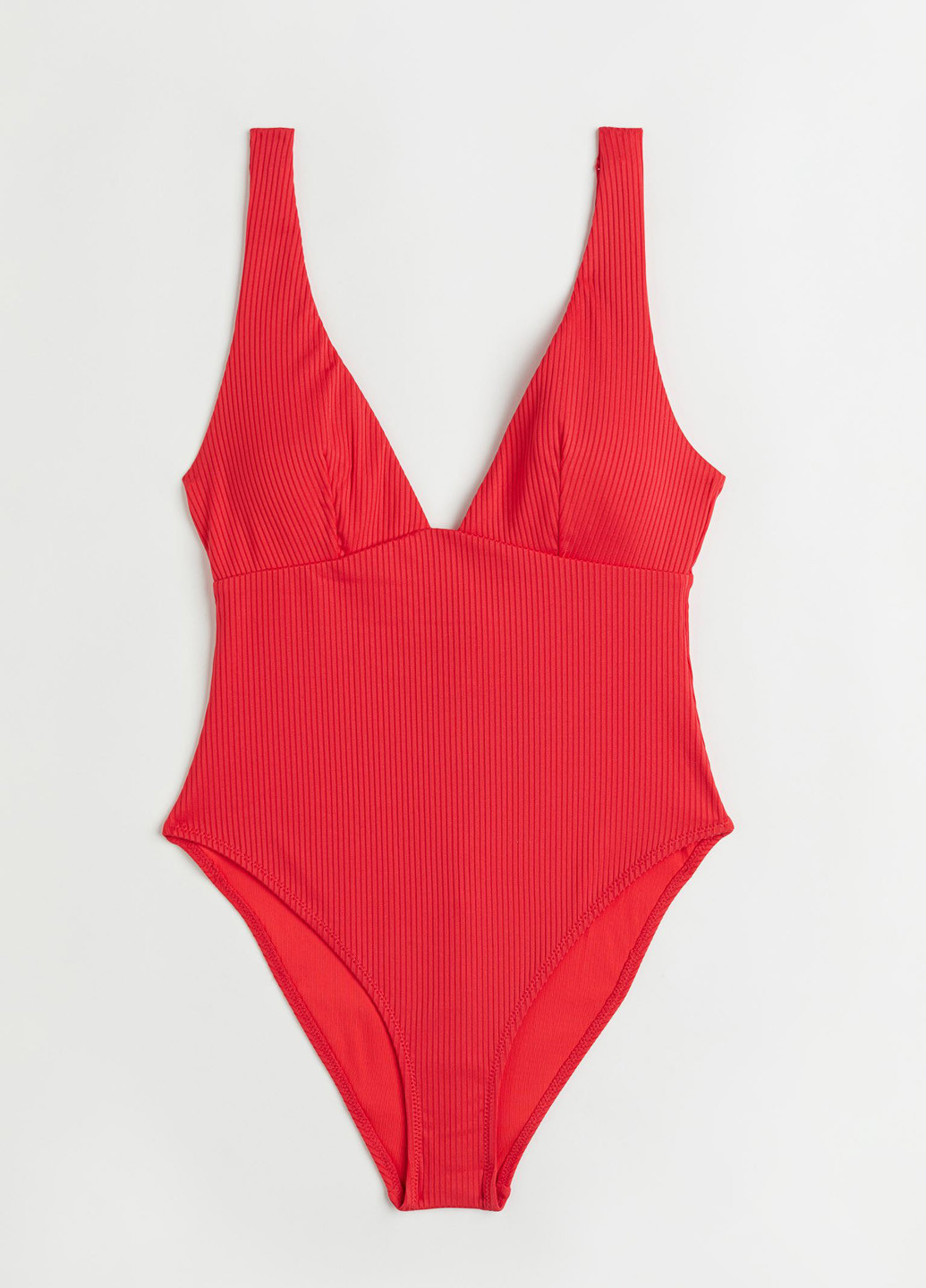 Червоний літній купальник суцільний H&M
