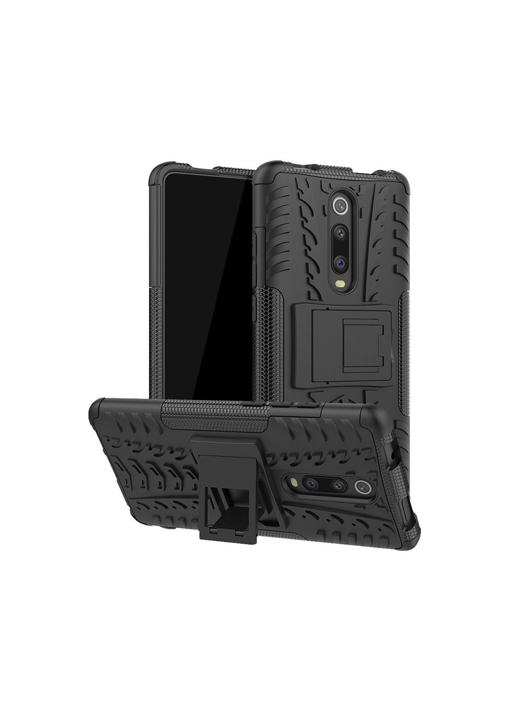 Чохол Dazzle Kickstand 2 in 1 Case Xiaomi Mi 9T/Mi 9T Pro/Redmi K20/K20 Pro Black Toto (243665593)