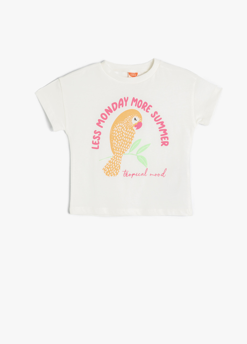 Біла літня футболка KOTON