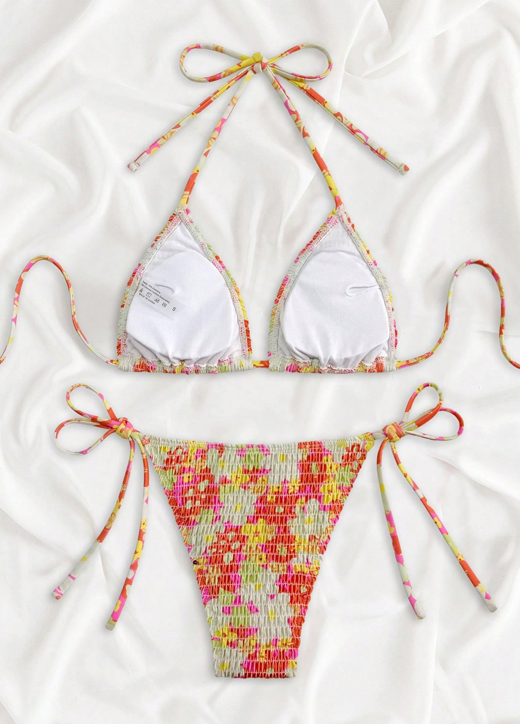 Комбинированный демисезонный купальник (лиф, трусики) раздельный, бикини SHEIN