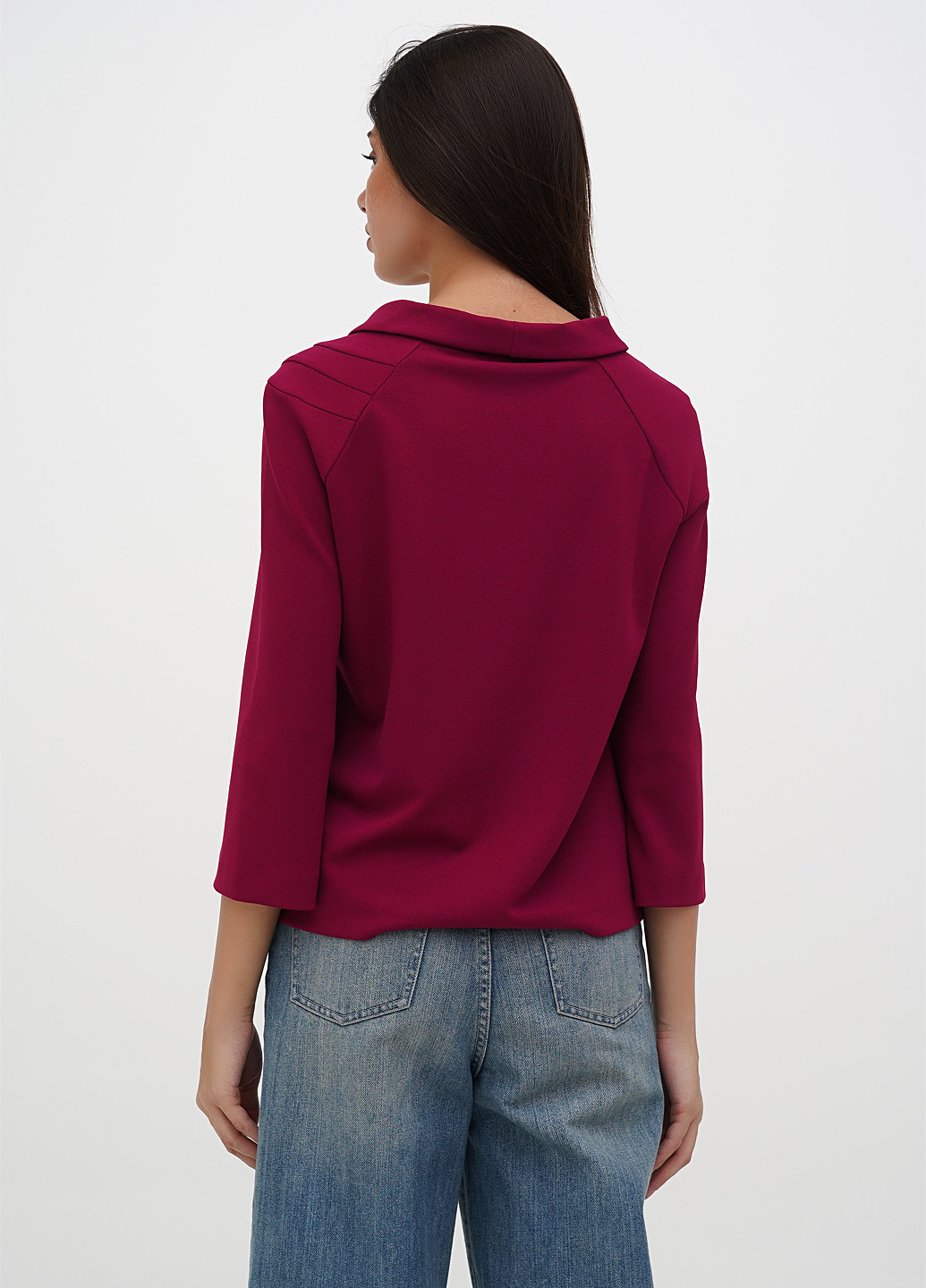 Фуксія блуза Sassofono