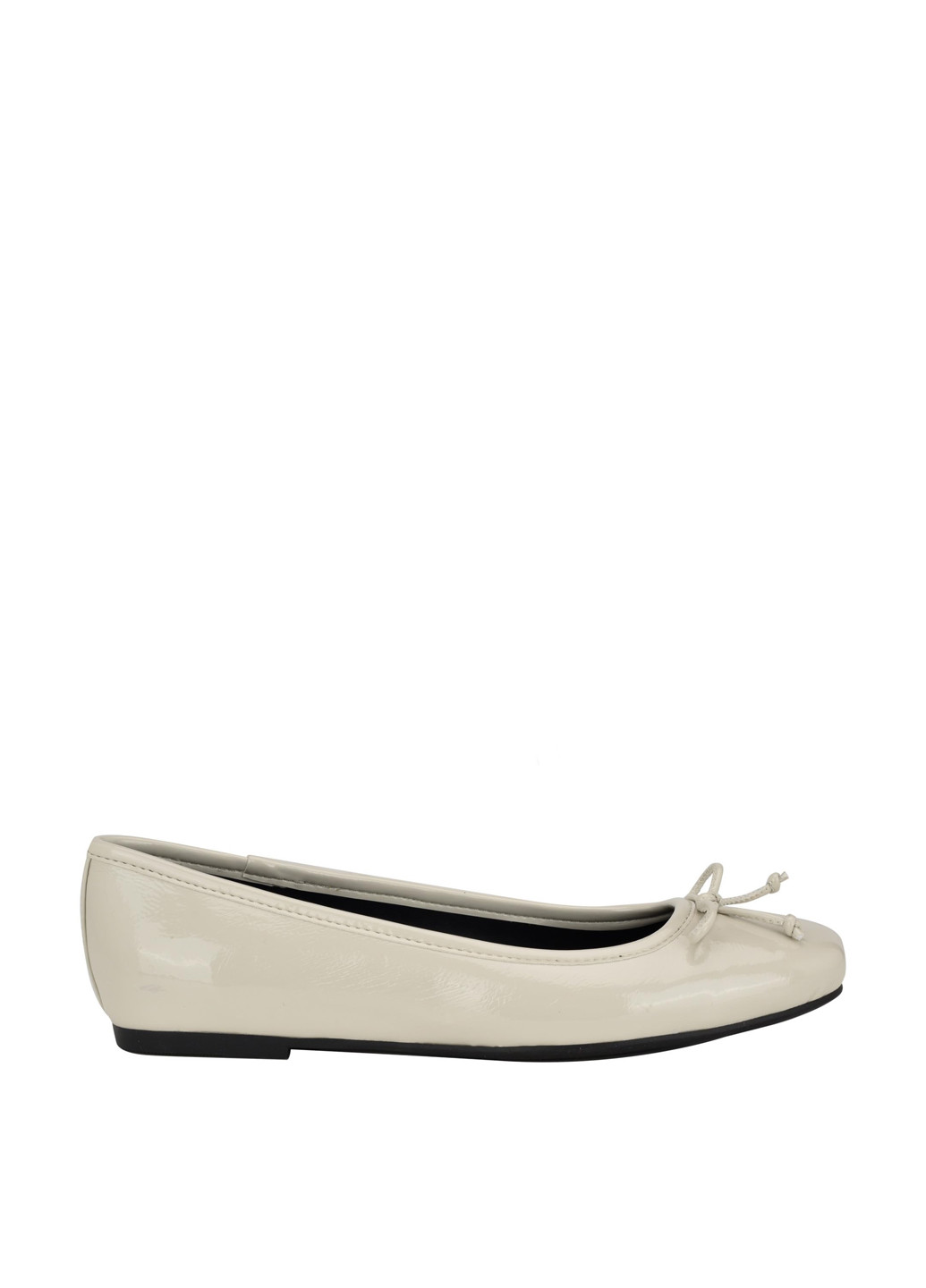 Женские балетки Calvin Klein | молочные однотонные логотип, бант искусственная кожа (332671392)
