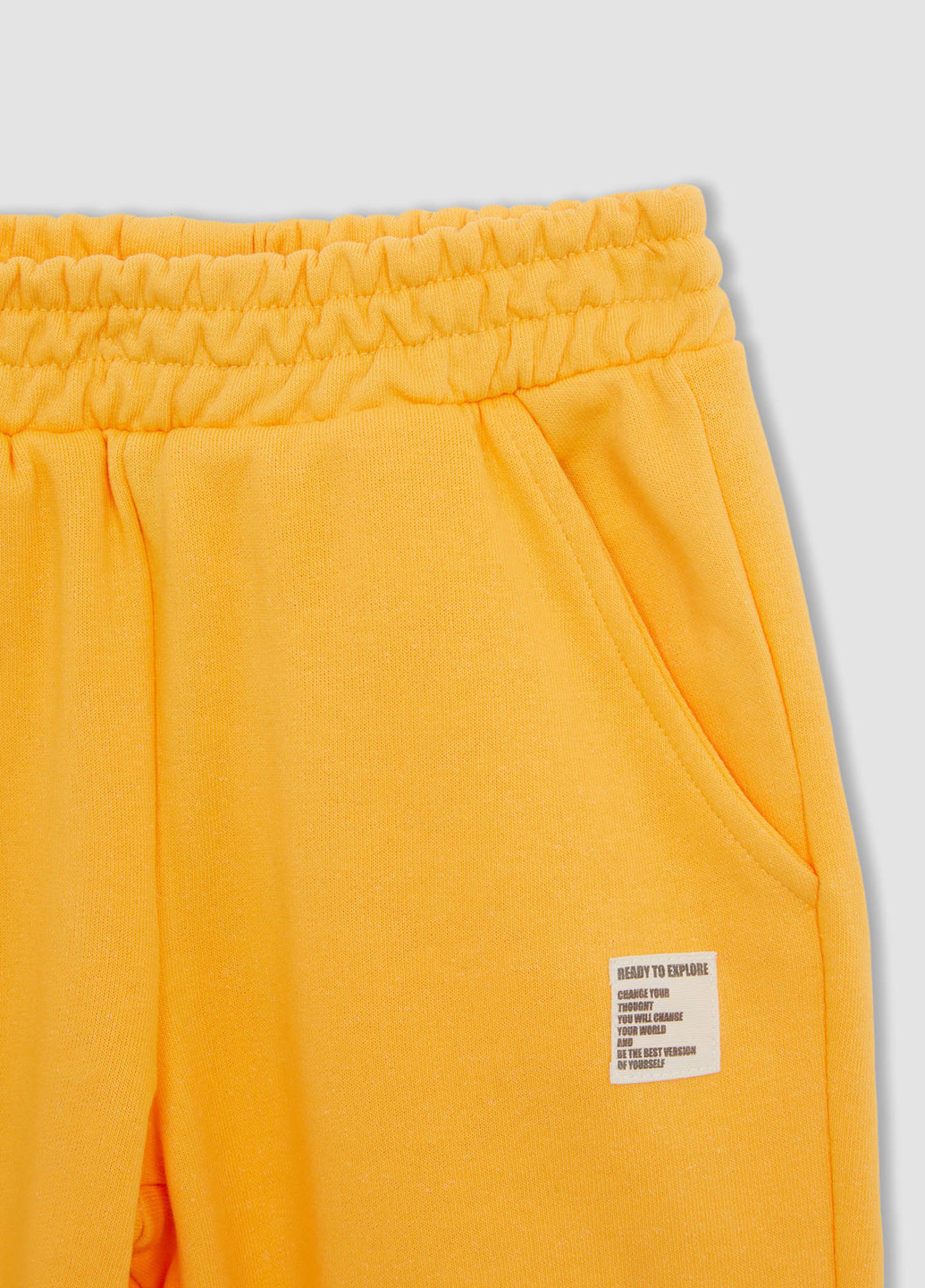 Желтые спортивные демисезонные джоггеры брюки DeFacto