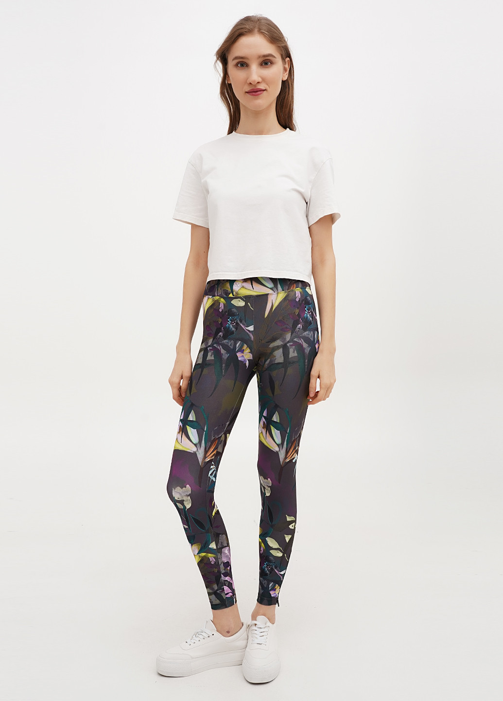 Комбинированные демисезонные леггинсы Oysho