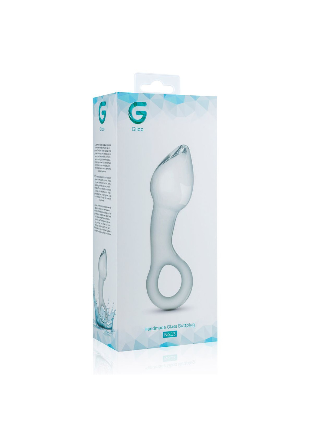 Скляний стимулятор простати Glass Prostate Plug No. 13 Gildo (252297420)