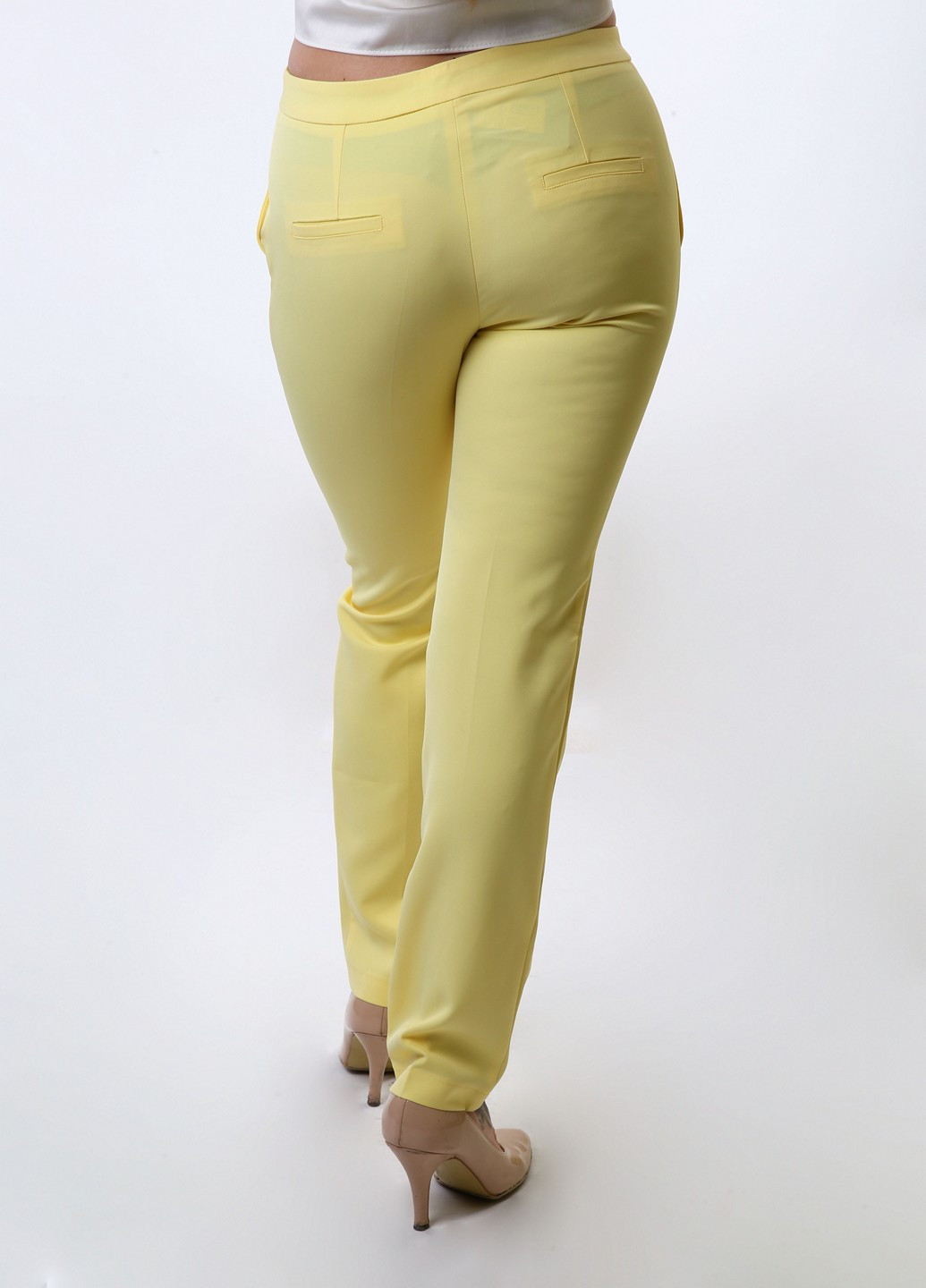 Желтые кэжуал летние брюки InDresser