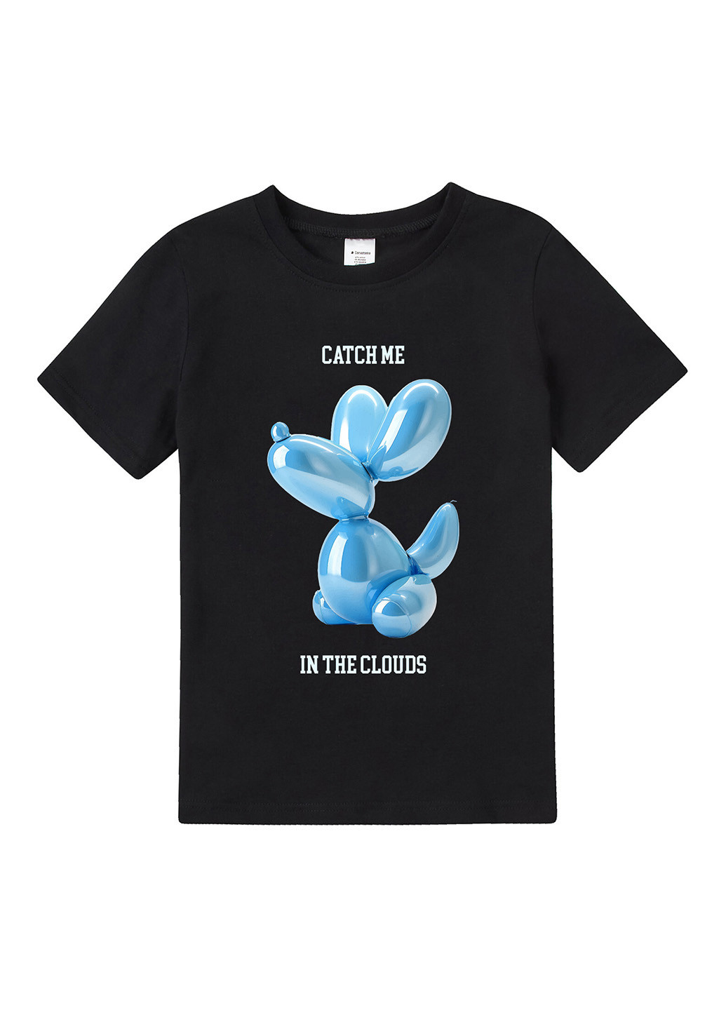 Черная летняя футболка Garnamama