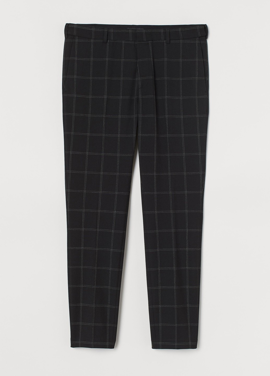 Черные классические, кэжуал демисезонные зауженные брюки H&M