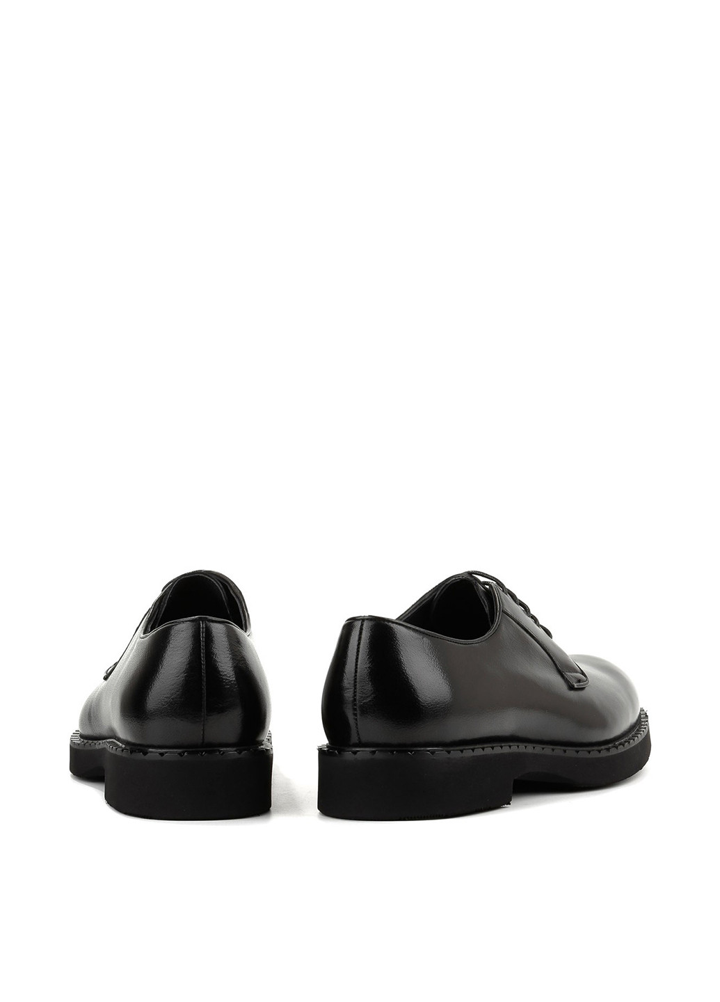 Черные классические, кэжуал туфли Le'BERDES на шнурках