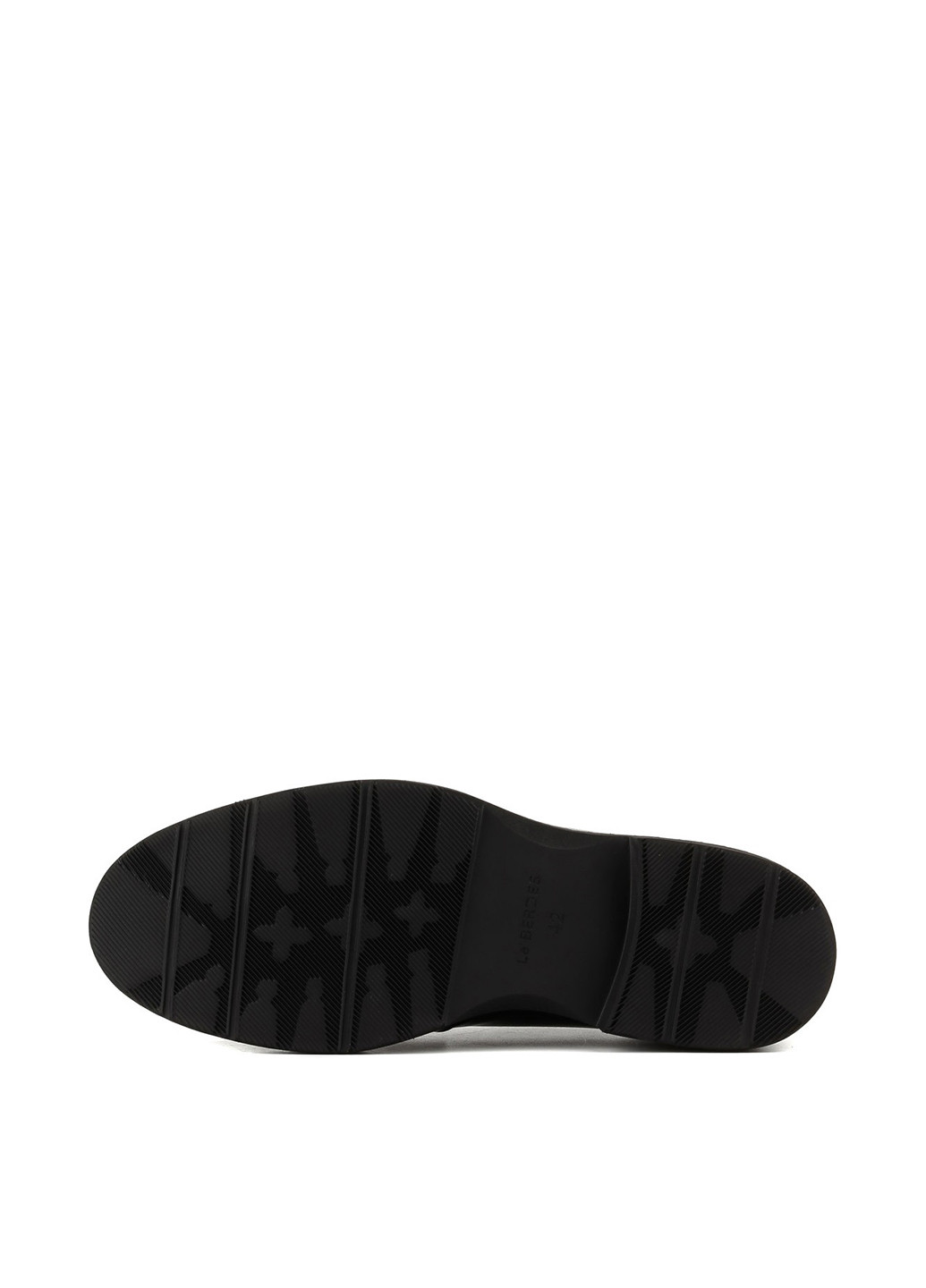 Черные классические, кэжуал туфли Le'BERDES на шнурках