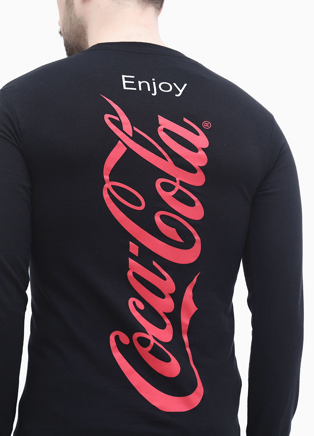 Черный демисезонный кэжуал лонгслив Ripple Junction с надписями