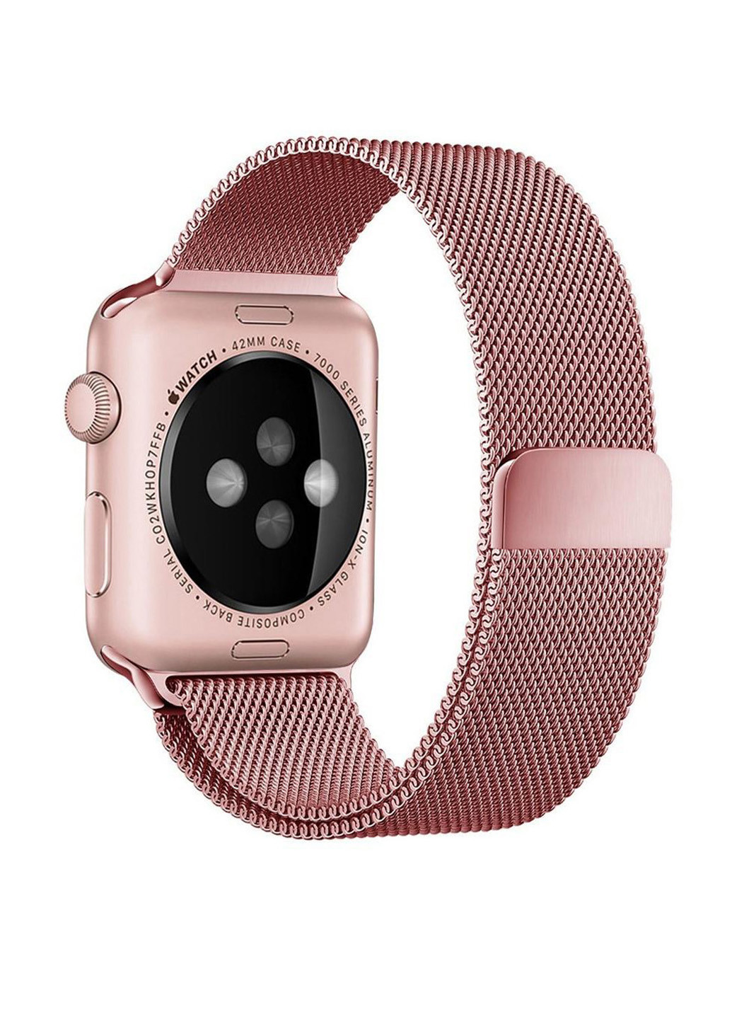 Ремешок Loop для Apple Watch, 42 мм Milanese однотонный розовый