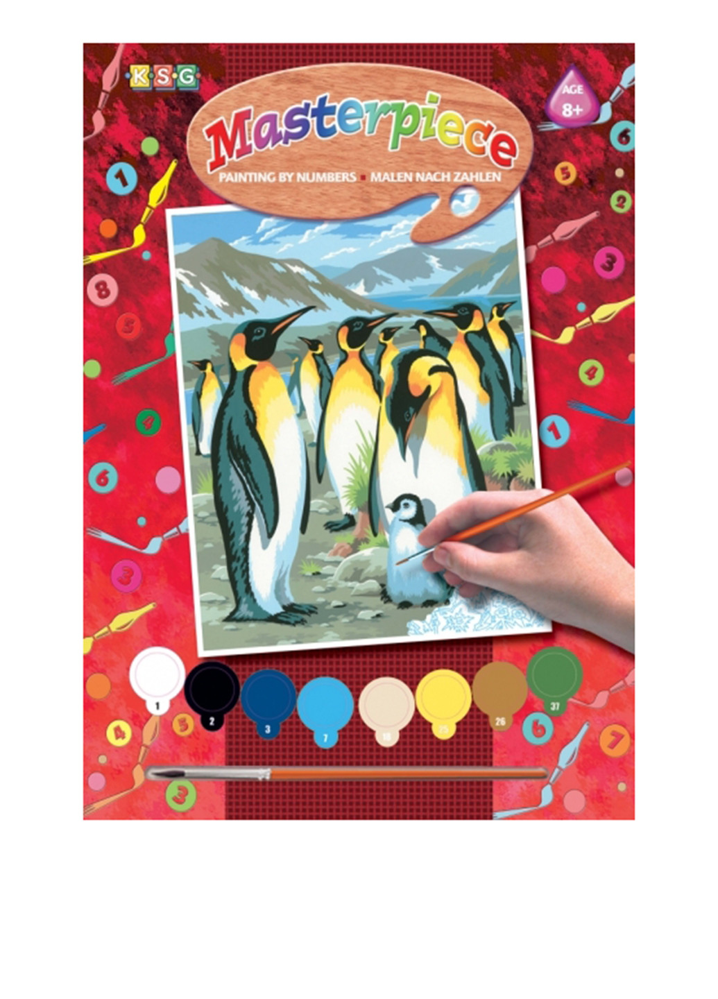 Малюнок за номерами Пінгвіни Sequin Art (286306620)